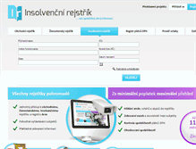 Tablet Screenshot of insolvencni-rejstrik.cz
